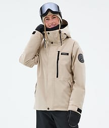 Dope Blizzard W Full Zip Bunda na Snowboard Dámské Sand
