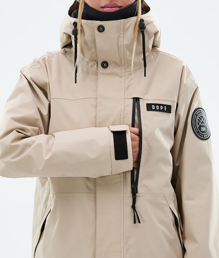 Blizzard W Full Zip Ski Jacket Women Sand, Image 8 of 9