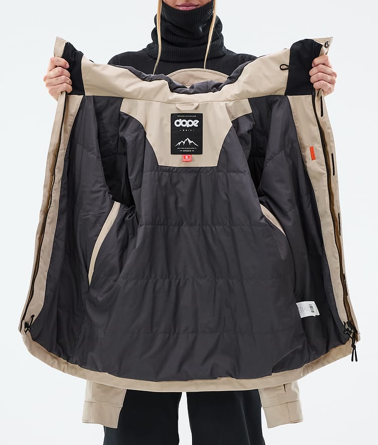 Blizzard W Full Zip Snowboard Jacket Women Sand, Image 9 of 9