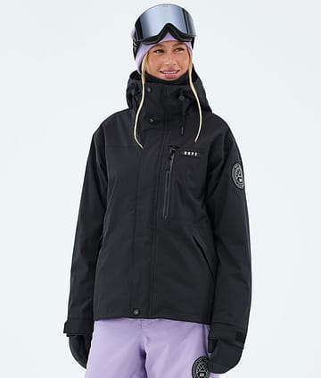 Blizzard W Full Zip Snowboardjacka Kvinna Black