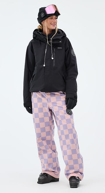 Blizzard W Full Zip Ski Outfit Women Black/Squares