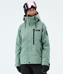 Dope Blizzard W Full Zip Snowboard jas Dames Faded Green