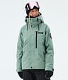 Blizzard W Full Zip Bunda na Snowboard Dámské Faded Green