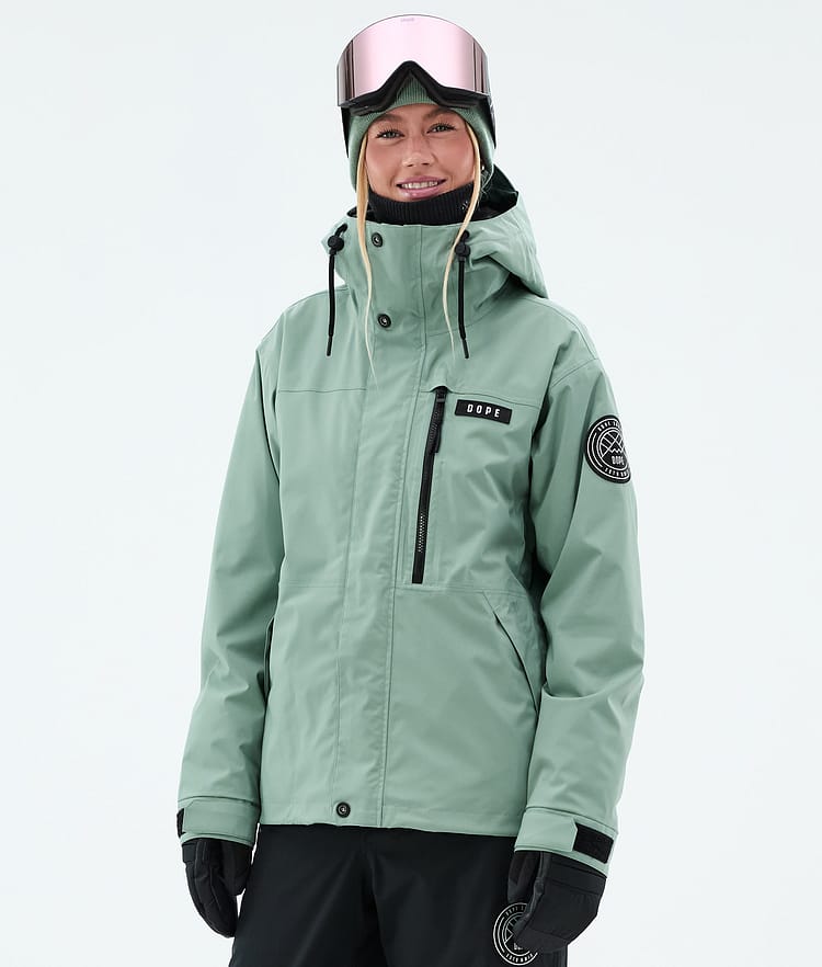 Blizzard W Full Zip Veste Snowboard Femme Faded Green, Image 1 sur 9