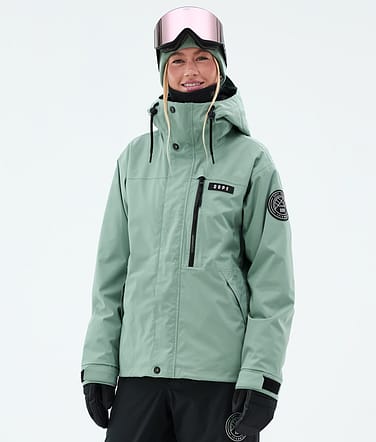 Blizzard W Full Zip Skijakke Dame Faded Green