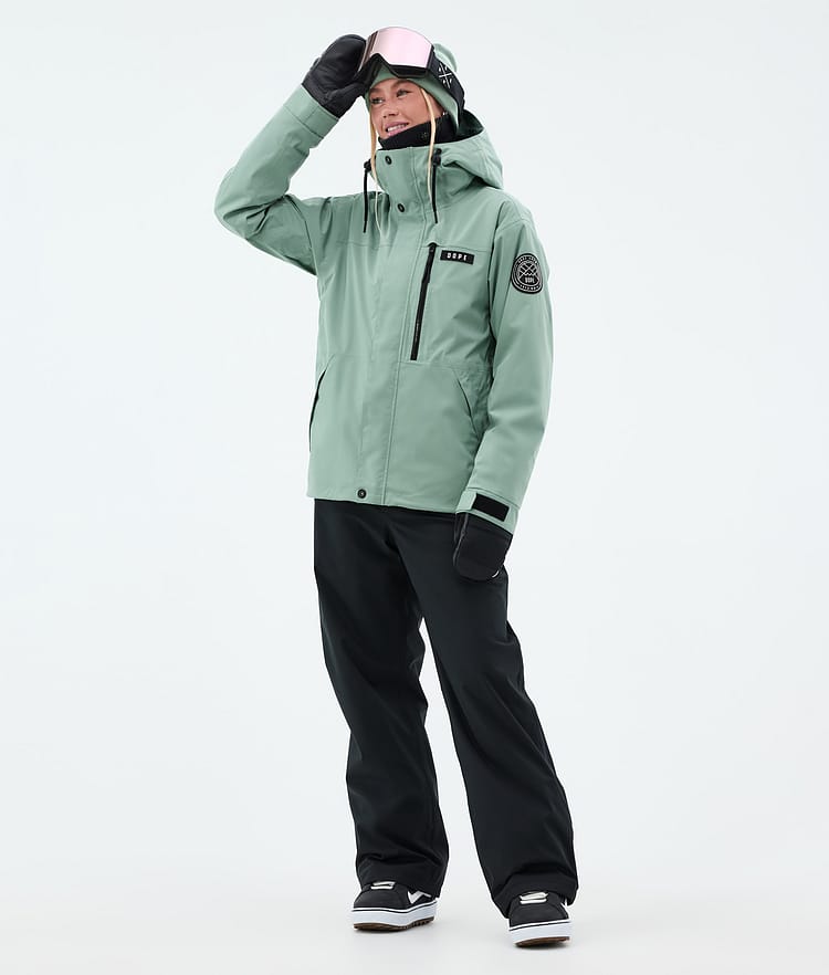 Blizzard W Full Zip Veste Snowboard Femme Faded Green, Image 2 sur 9