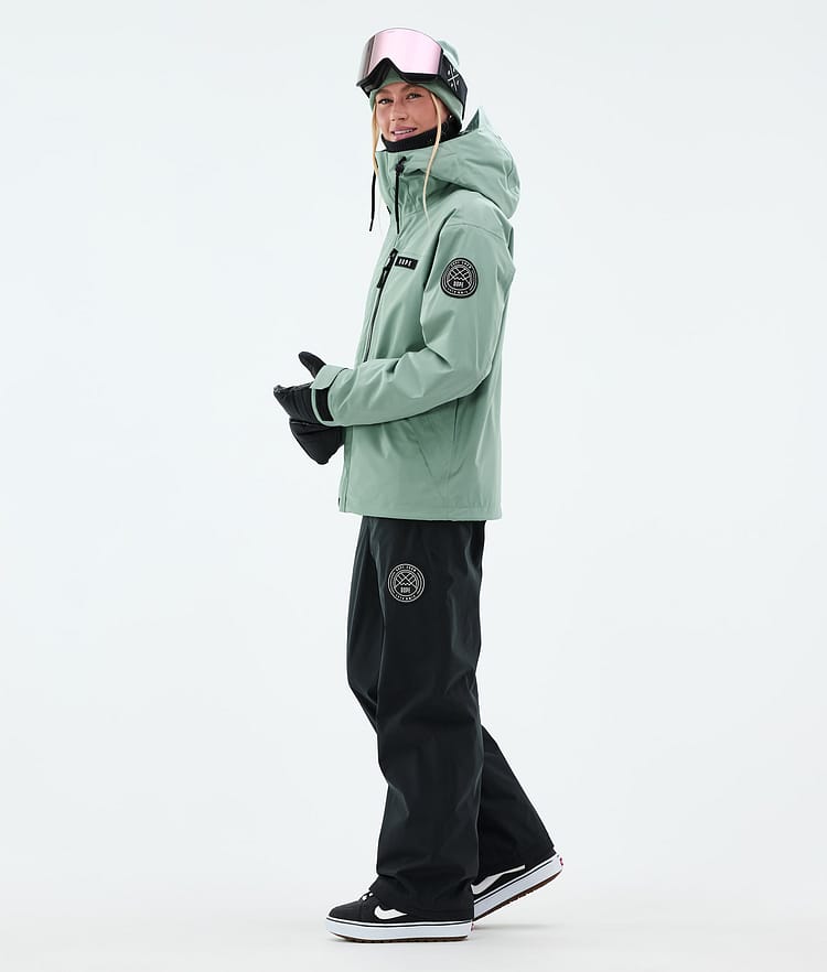 Blizzard W Full Zip Veste Snowboard Femme Faded Green, Image 3 sur 9