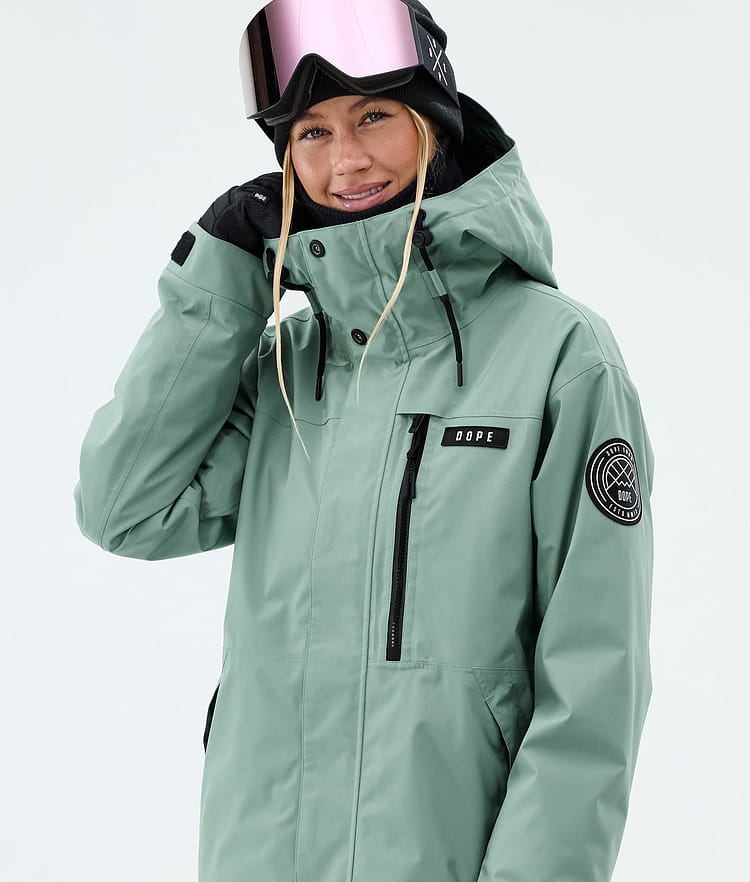 Blizzard W Full Zip Snowboardjacke Damen Faded Green, Image 4 of 9