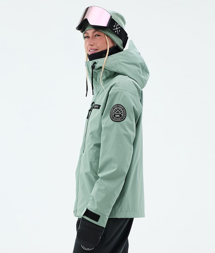 Blizzard W Full Zip Veste Snowboard Femme Faded Green, Image 5 sur 9