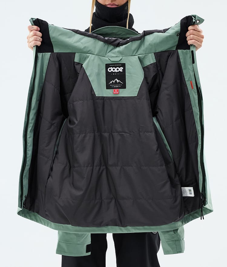 Blizzard W Full Zip Snowboardjacke Damen Faded Green, Image 9 of 9