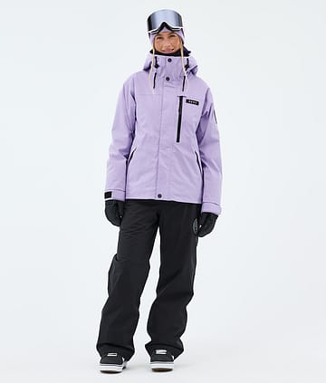 Blizzard W Full Zip Snowboard Outfit Women Faded Violet/Black
