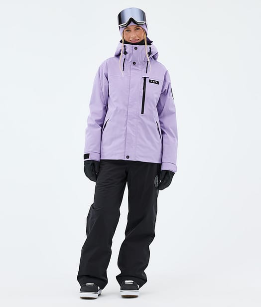 Blizzard W Full Zip Snowboard Outfit Faded Violet/Black