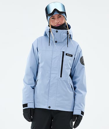 Blizzard W Full Zip Veste Snowboard Femme Light Blue