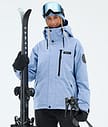 Dope Blizzard W Full Zip Ski Jacket Women Light Blue