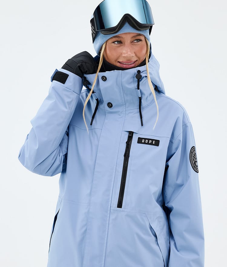 Blizzard W Full Zip Snowboard Jacket Women Light Blue, Image 4 of 9