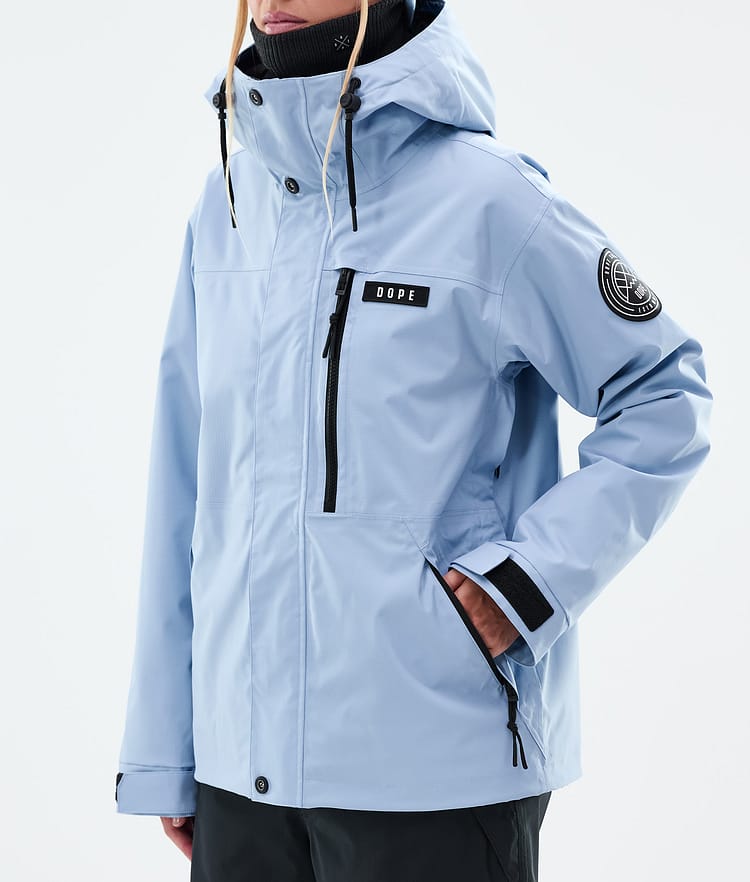 Blizzard W Full Zip Veste Snowboard Femme Light Blue, Image 7 sur 9