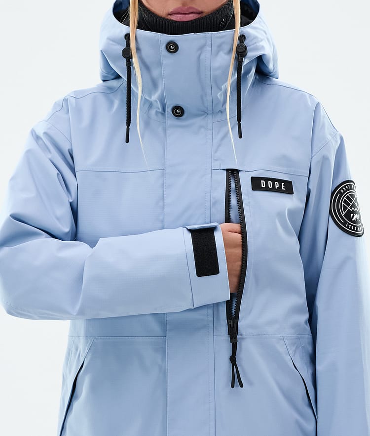 Blizzard W Full Zip Veste Snowboard Femme Light Blue, Image 8 sur 9