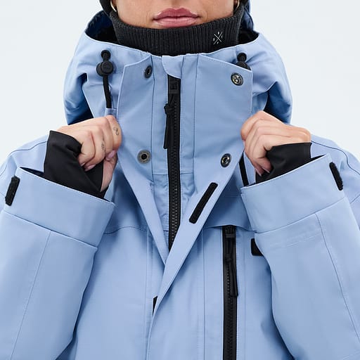 Front Zipper with Double Plackets