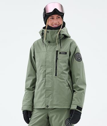 Blizzard W Full Zip Laskettelutakki Naiset Moss Green