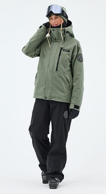 Blizzard W Full Zip Ski Outfit Women Moss Green
