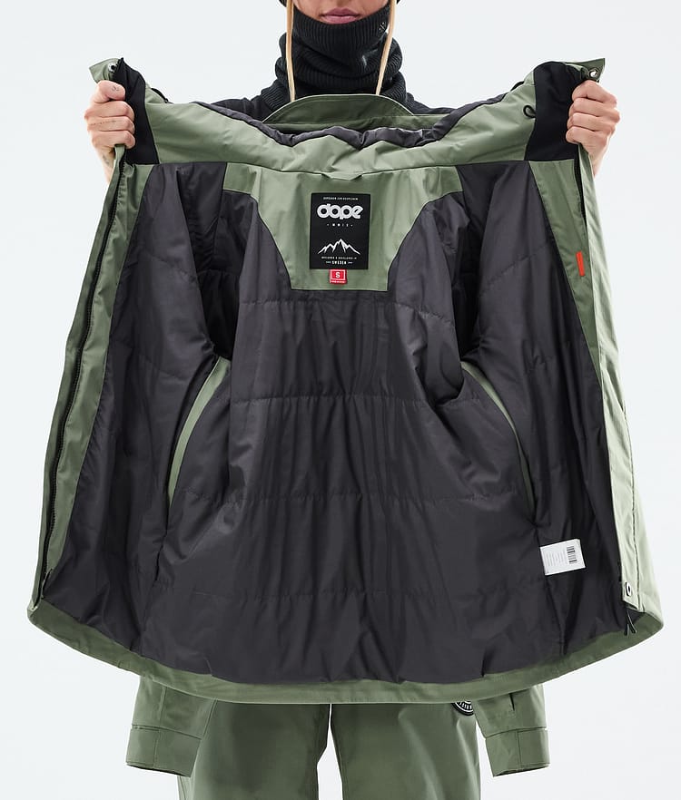 Blizzard W Full Zip Snowboard Jacket Women Moss Green, Image 9 of 9