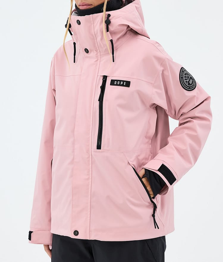 Blizzard W Full Zip スノーボードジャケット レディース Soft Pink, Image 7 of 9
