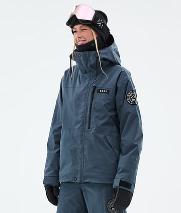 Blizzard W Full Zip Ski Jacket Women Metal Blue