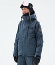 Blizzard W Full Zip Veste Snowboard Femme Metal Blue