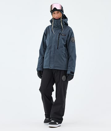 Blizzard W Full Zip Snowboard Outfit Women Metal Blue/Black