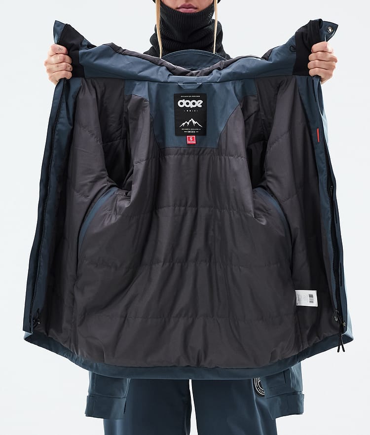 Blizzard W Full Zip Snowboard Jacket Women Metal Blue, Image 9 of 9