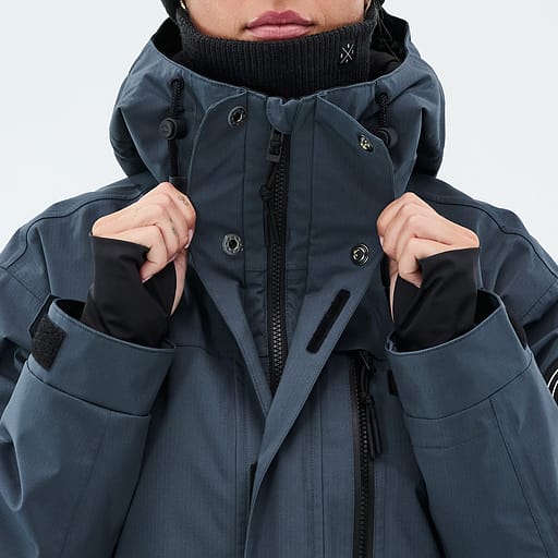 Front Zipper with Double Plackets