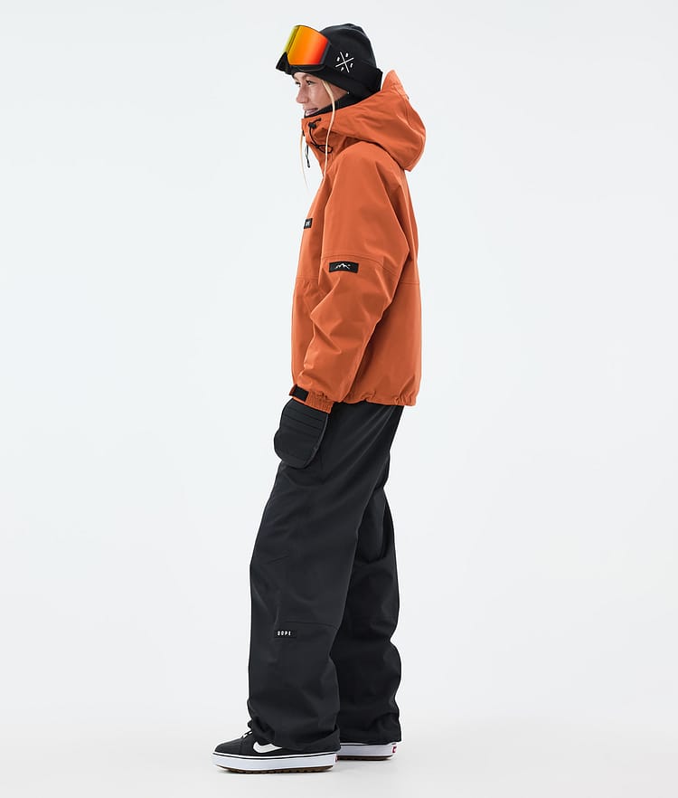 Spartan W Snowboardjakke Dame Burned Orange, Billede 3 af 8
