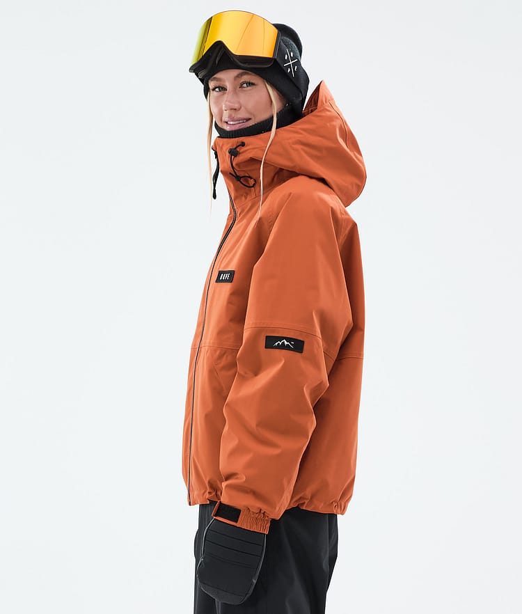 Spartan W Snowboardjakke Dame Burned Orange, Billede 5 af 8