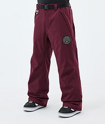 Dope Blizzard Kalhoty na Snowboard Pánské Burgundy