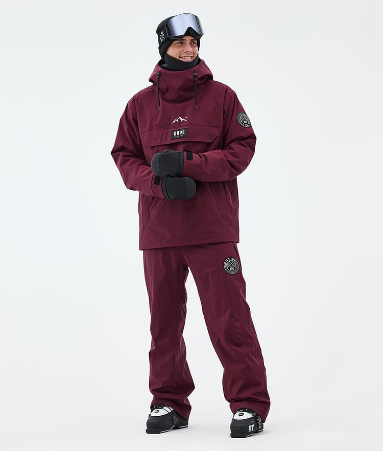 Blizzard Ski Pants Men Burgundy, Image 2 of 5