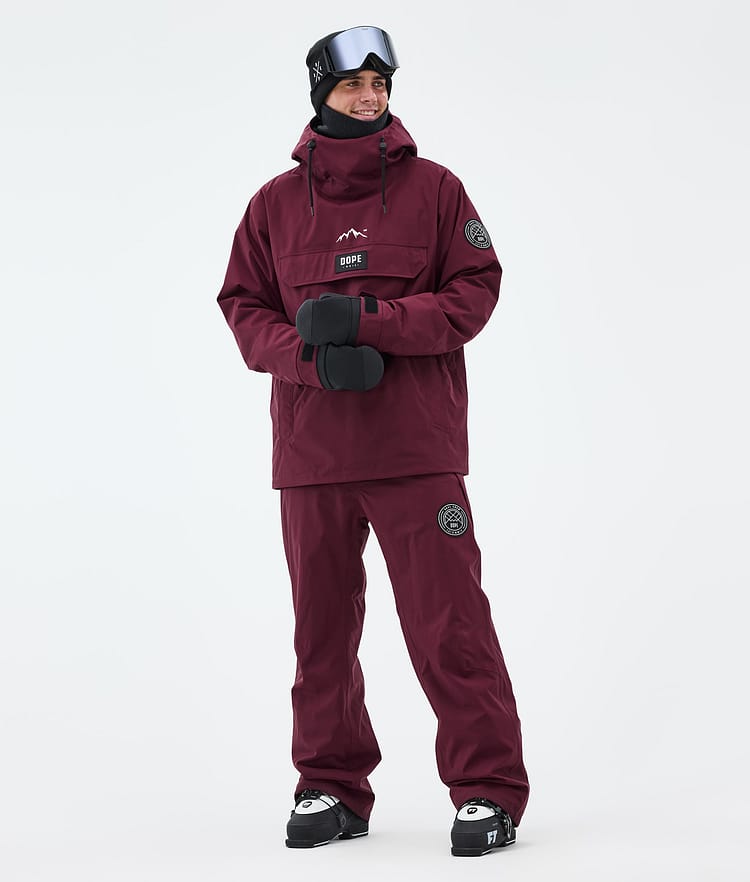 Blizzard Ski Pants Men Burgundy, Image 2 of 5