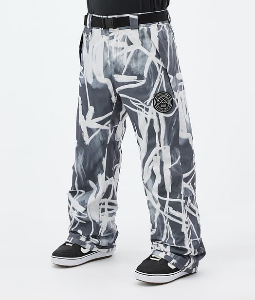 Blizzard Pantalon de Snowboard Homme Scribble Black