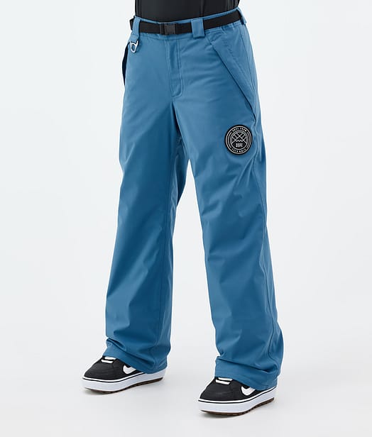 Blizzard W Pantalon de Snowboard Femme Blue Steel