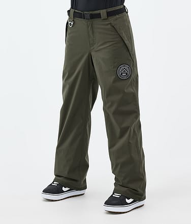 Blizzard W Snowboard Broek Dames Olive Green