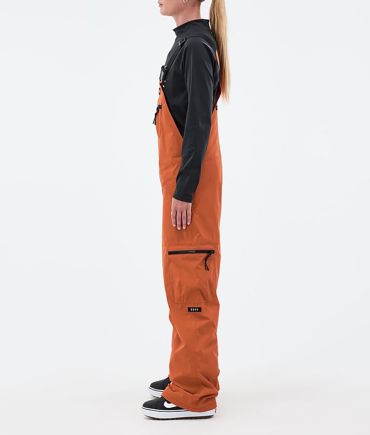 Vertex W Pantalon de Snowboard Femme Burned Orange, Image 3 sur 7