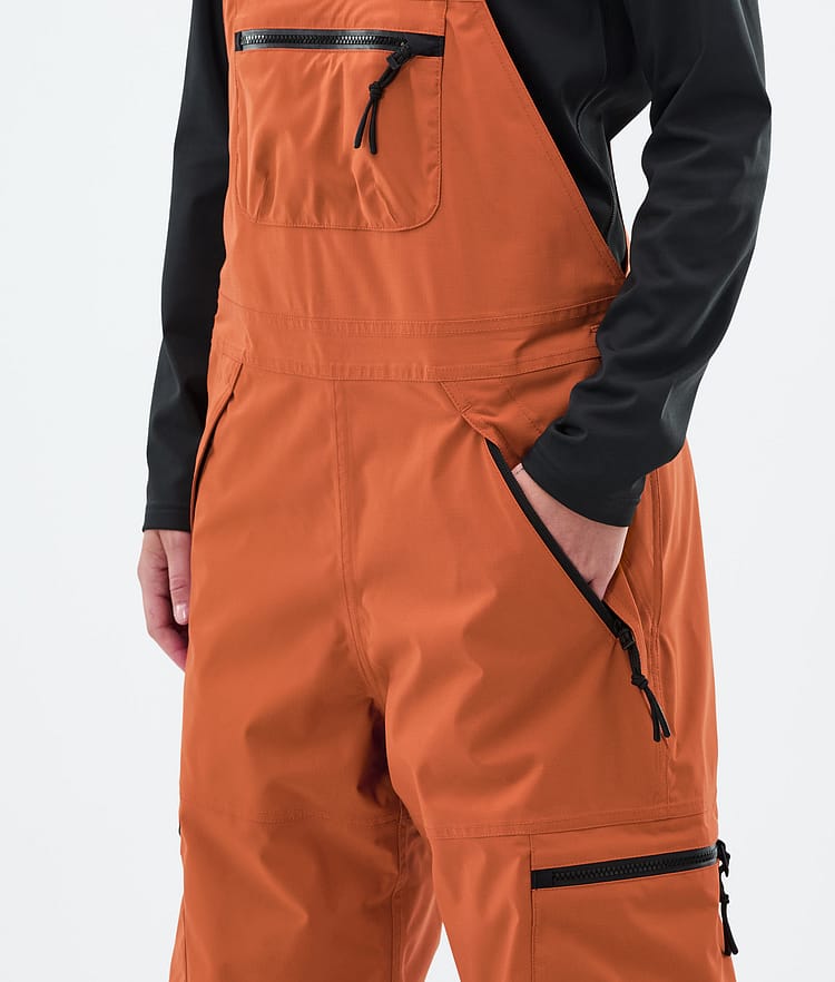Vertex W Pantalon de Snowboard Femme Burned Orange, Image 5 sur 7