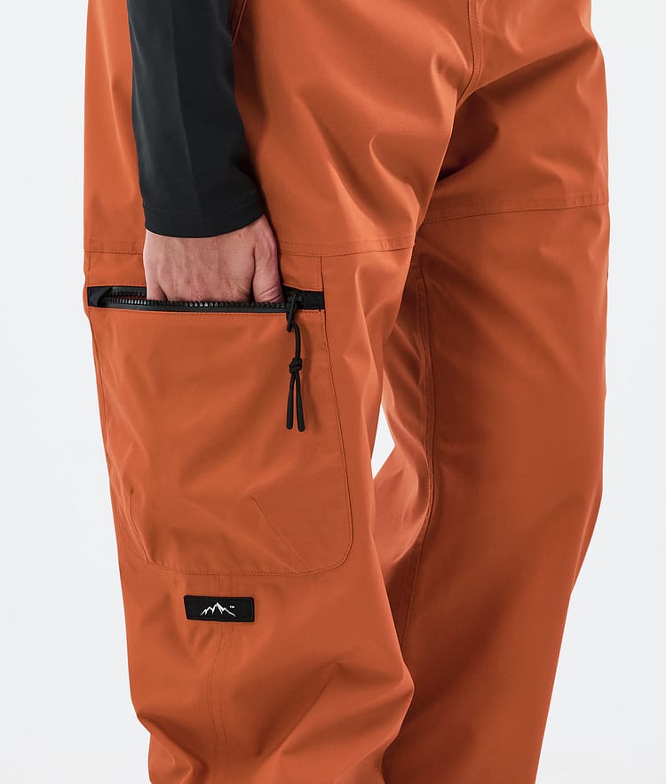 Vertex W Pantalon de Snowboard Femme Burned Orange, Image 7 sur 7