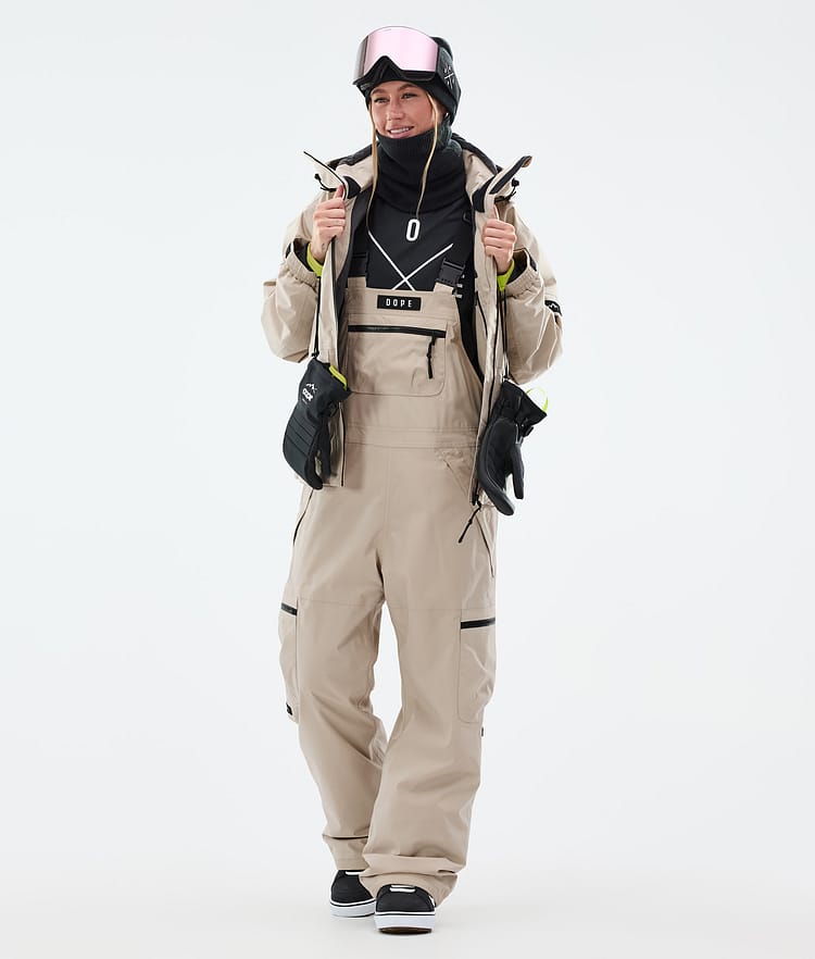 Vertex W Snowboard Pants Women Sand, Image 2 of 7