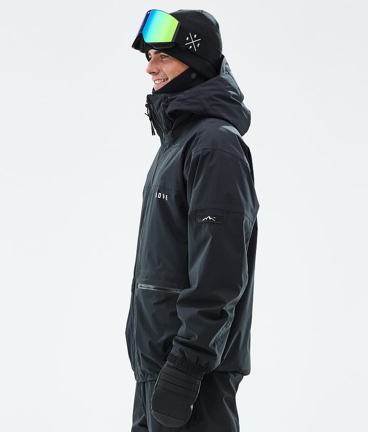 Vertex Snowboard Jacket Men Black, Image 5 of 8