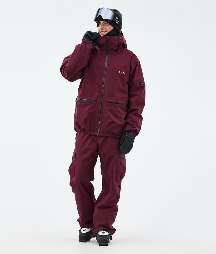 Vertex Ski Jacket Men Burgundy, Image 2 of 8