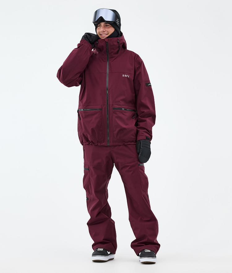 Vertex Veste Snowboard Homme Burgundy, Image 2 sur 8