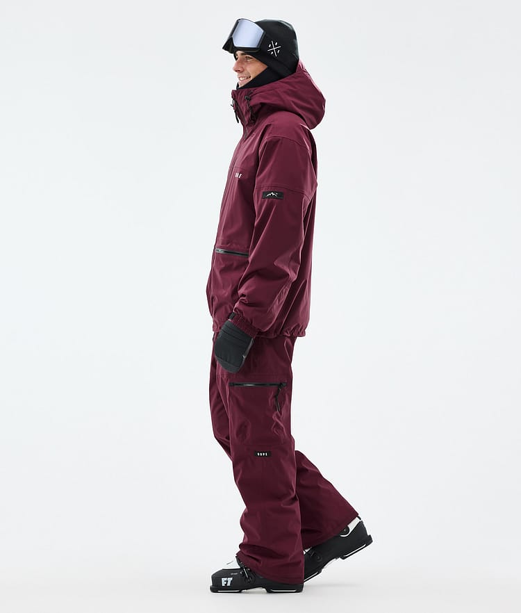 Vertex Ski Jacket Men Burgundy, Image 3 of 8