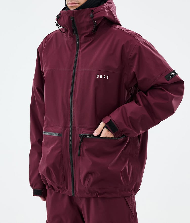Vertex Ski Jacket Men Burgundy, Image 7 of 8
