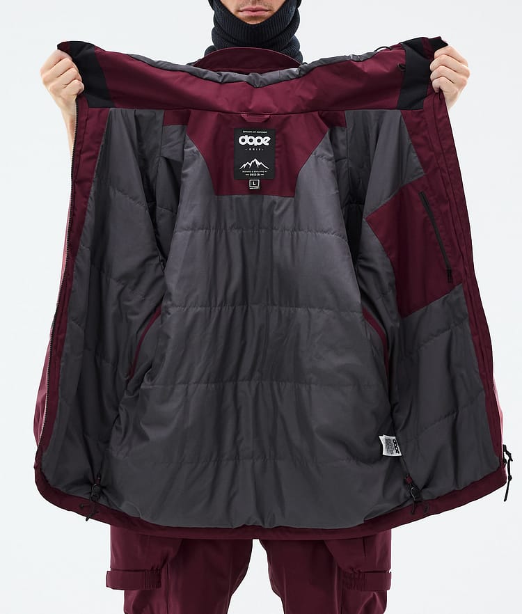 Vertex Veste Snowboard Homme Burgundy, Image 8 sur 8
