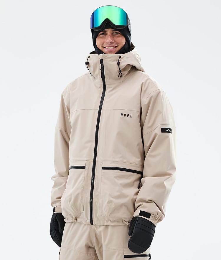 Vertex Snowboard Jacket Men Sand, Image 1 of 8